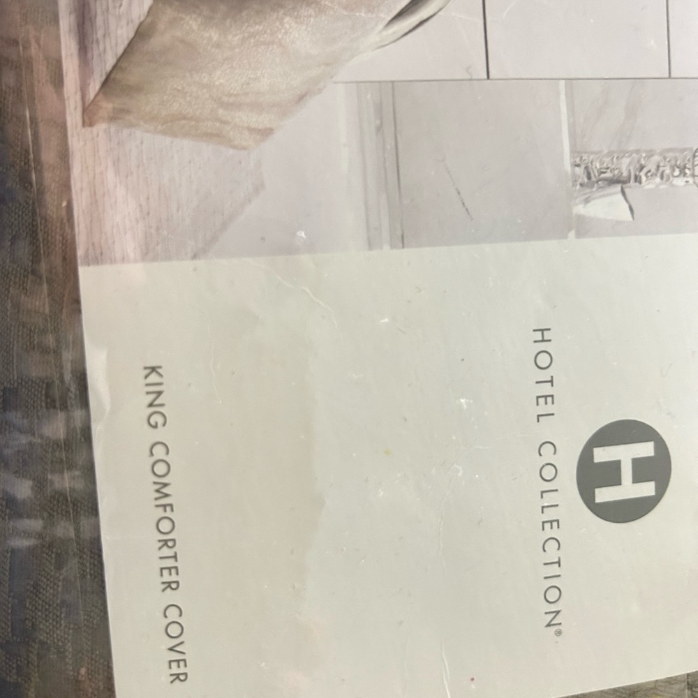 Hotel Collection Metallic comforter cover duvet. Style terra - Picture 2 of 5